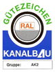 RAL Gütezeichen Kanalbau Gruppe: AK2